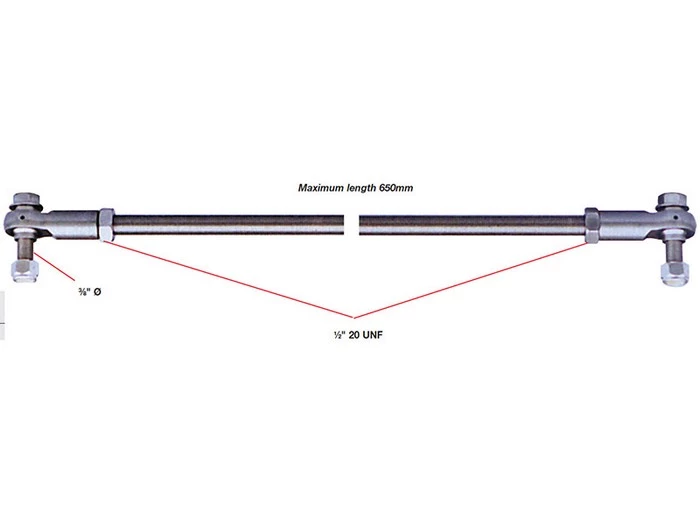 SeaStar Universal Tie Bar Kit 3 SeaStar Universal Tie Bar Kit