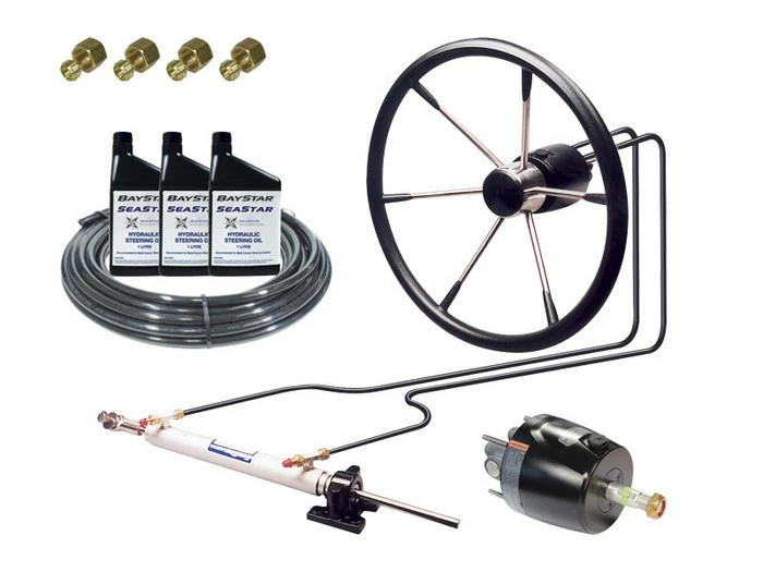 SeaStar Inboard Hydraulic Steering 4 Turns Lock To Lock Torque 57.9kg-m 3 SeaStar Inboard Hydraulic Steering 4 Turns Lock To Lock Torque 57.9kg-m