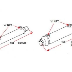SeaStar Oil Cooler 25mm I.D. Water Line