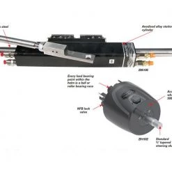 SeaStar Compact Universal Base-Mount Outboard Hydraulic Steering