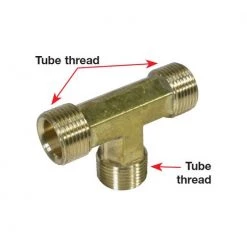 SeaStar Tee Fitting 3/8in Tube Thread