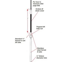 SeaStar Solutions Quick Connect Steering Cable