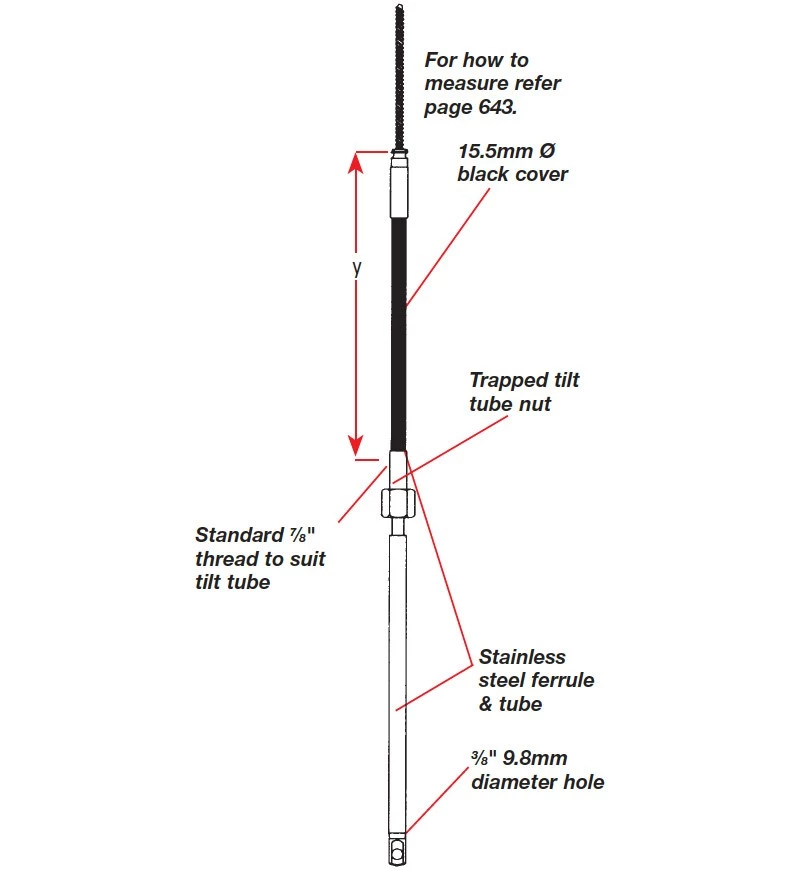 SeaStar Solutions Quick Connect Steering Cable 3 SeaStar Solutions Quick Connect Steering Cable