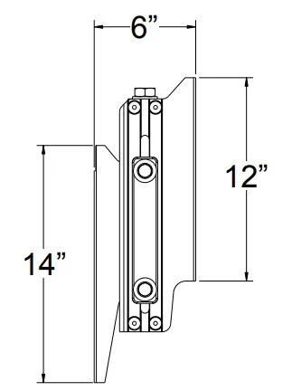 SeaStar Manual Jackplate 6in Setback With Side Lock 4 SeaStar Manual Jackplate 6in Setback With Side Lock - Image 2