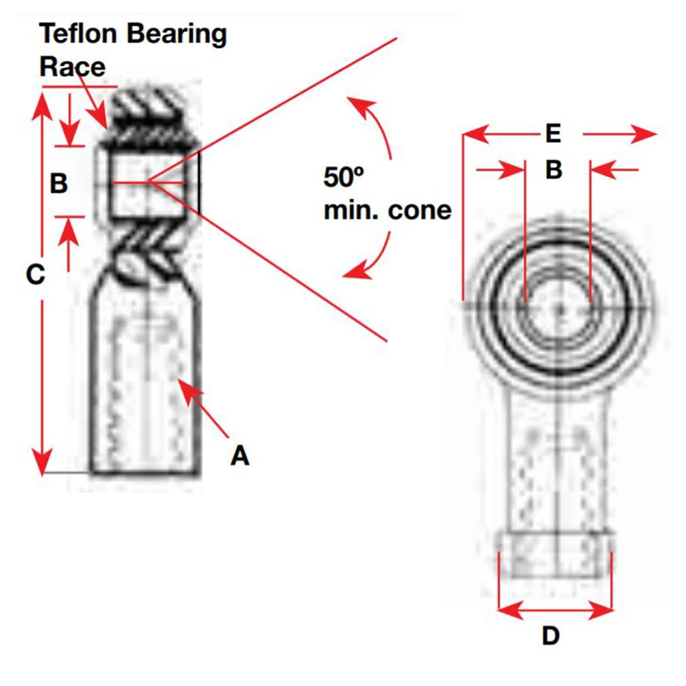 SeaStar Solutions Spherical Rod End 3 SeaStar Solutions Spherical Rod End
